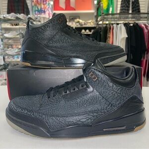 Air Jordan 3 Retro 'Black Flip' - WORN WITH BOX, MISSING 1 INSOLE